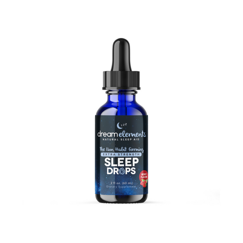Dream Elements Liquid Sleep Drops (BERRY) – Extra Strength Natural Sleep Aid, 2oz