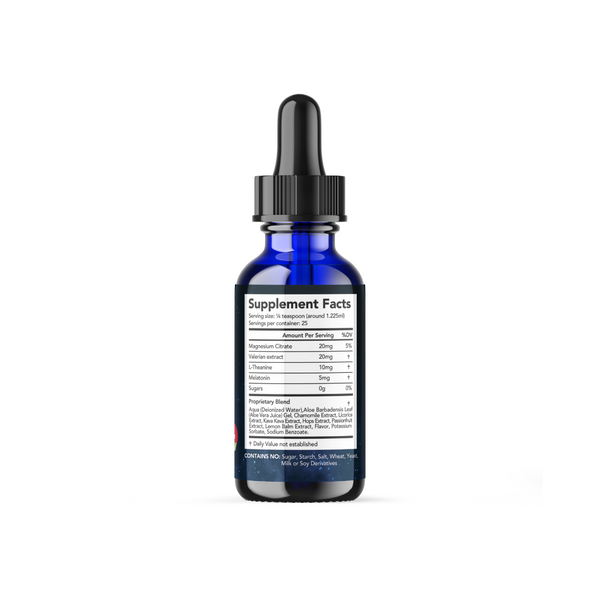 Dream Elements Liquid Sleep Drops (BERRY) – Extra Strength Natural Sleep Aid, 2oz