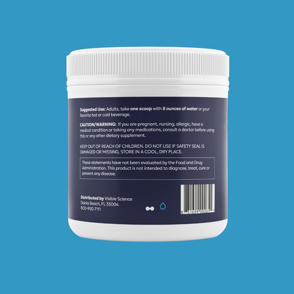 Visible Science Hydration Powder - Fruit Punch Electrolyte Drink Mix with B Vitamins, Aquamin & Pink Himalayan Salt - Daily Hydration Support