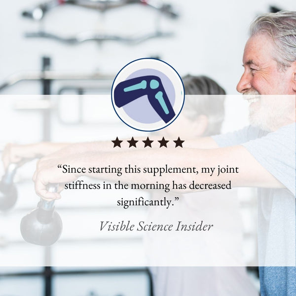Visible Science Joint Formula - Glucosamine, Chondroitin, MSM & New Zealand Green-Lipped Mussel - Joint Comfort & Mobility Capsules