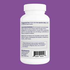 Visible Science Thyroid Harmony - Thyroid Support Supplement with Iodine, Selenium, Zinc, Ashwagandha & Schisandra - Energy & Metabolism - 60 Capsules