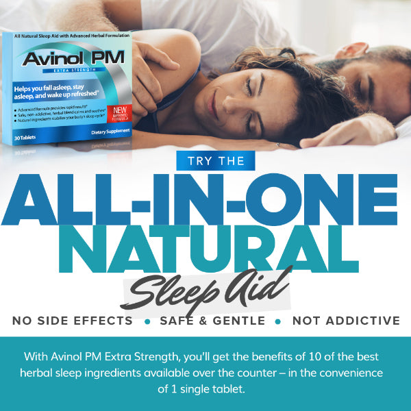 Avinol PM Extra Strength - Herbal Sleep Aid Supplement
