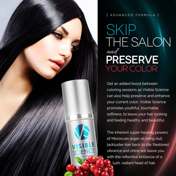 Visible Science - Hair & Skin Serum w/ Argan Oil + Resveratrol (2oz)