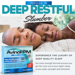 Avinol PM Extra Strength - Herbal Sleep Aid Supplement