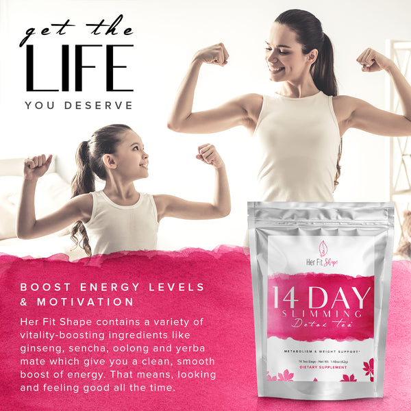 Detox Tea - Her Fit Shape 14-Day Slimming Weight Loss Tea