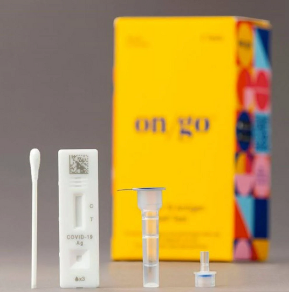 On/Go One at-Home COVID-19 Rapid Antigen Self-Test (2 Tests Per Pack)