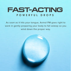 Avinol PM Liquid Sleep Drops - Fall Asleep Fast, Naturally!