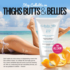 Cellulite MD -  Natural Skin Cream - Firm and Tighten Skin - Targets Fat Cells - Treat Cellulite