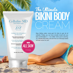 Cellulite MD -  Natural Skin Cream - Firm and Tighten Skin - Targets Fat Cells - Treat Cellulite