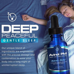 Avinol PM Liquid Sleep Drops - Fall Asleep Fast, Naturally!