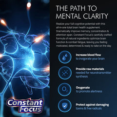 Constant Focus - For All Day Concentration & Clarity