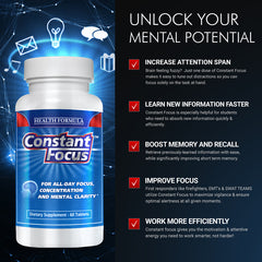 Constant Focus - For All Day Concentration & Clarity
