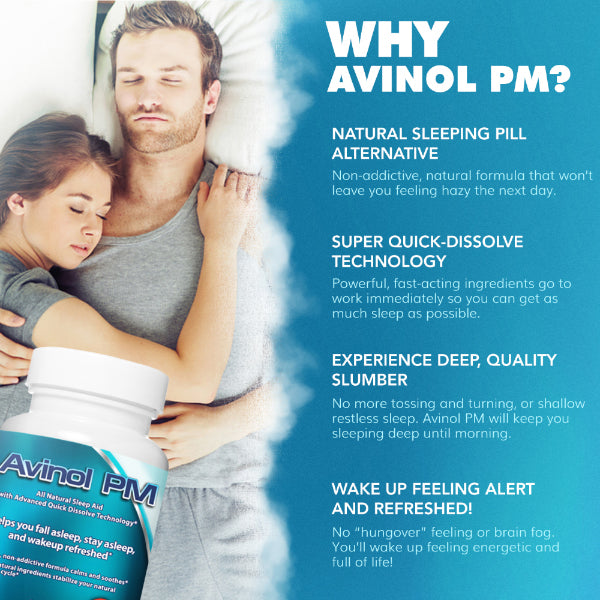 Avinol PM - Herbal Sleep Aid (Melt Tablets)