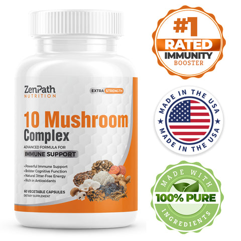 10 Mushroom Complex  - Immune Support Supplement